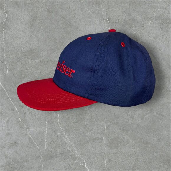 Vintage Budweiser Beer Spell Out Snap Back Hat - Picture 2 of 6